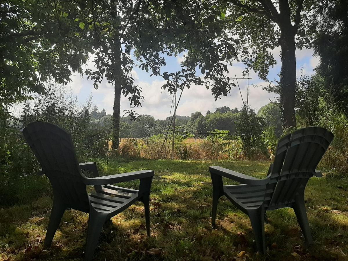 Au Pre Fleuri Eco Glamping Hotel Le Lindois Kültér fotó
