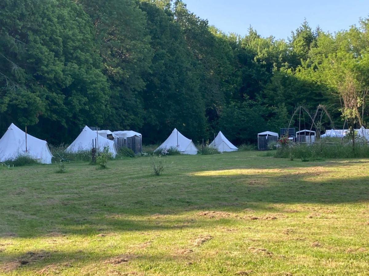 Au Pre Fleuri Eco Glamping Hotel Le Lindois Kültér fotó