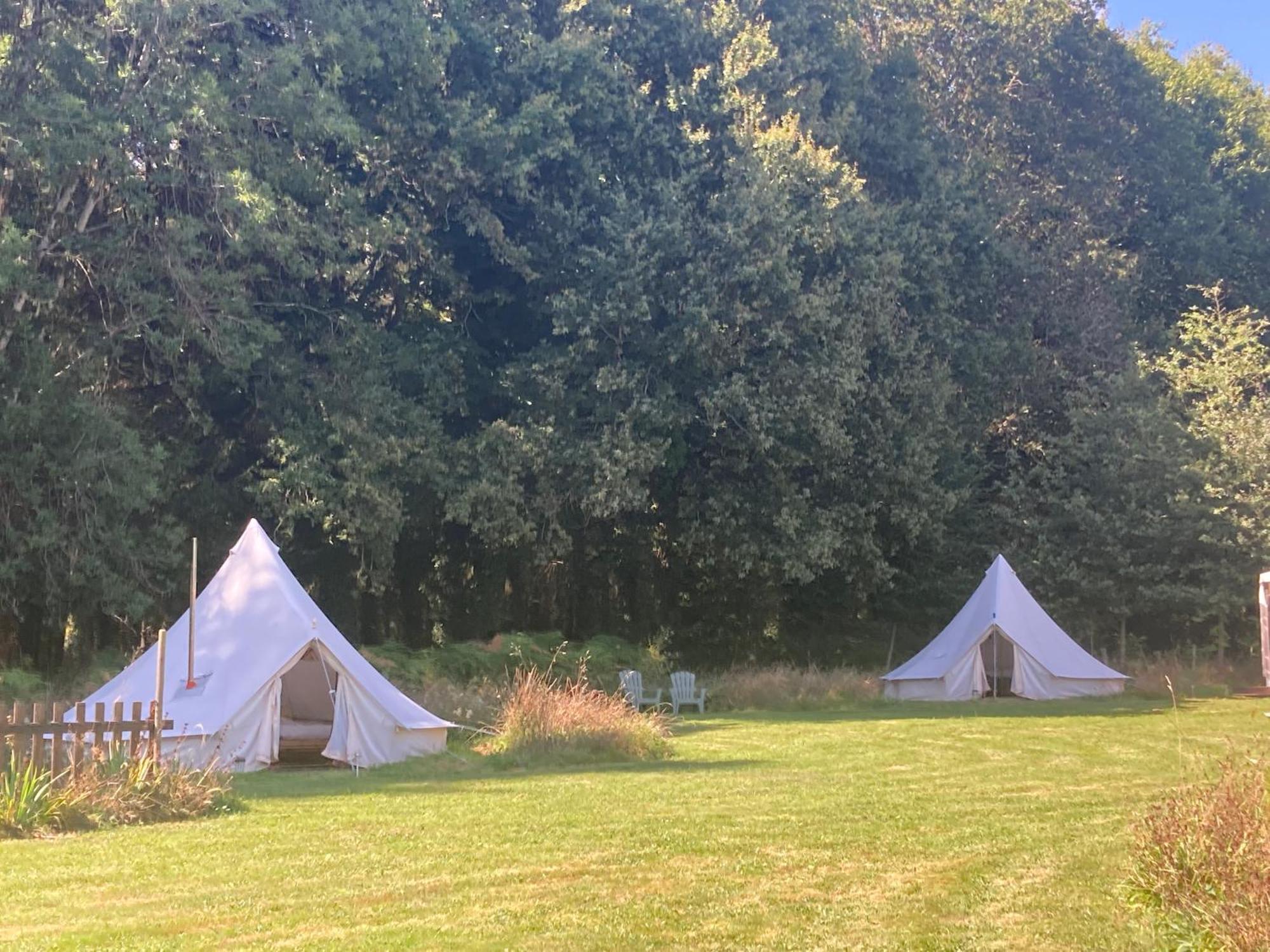 Au Pre Fleuri Eco Glamping Hotel Le Lindois Kültér fotó